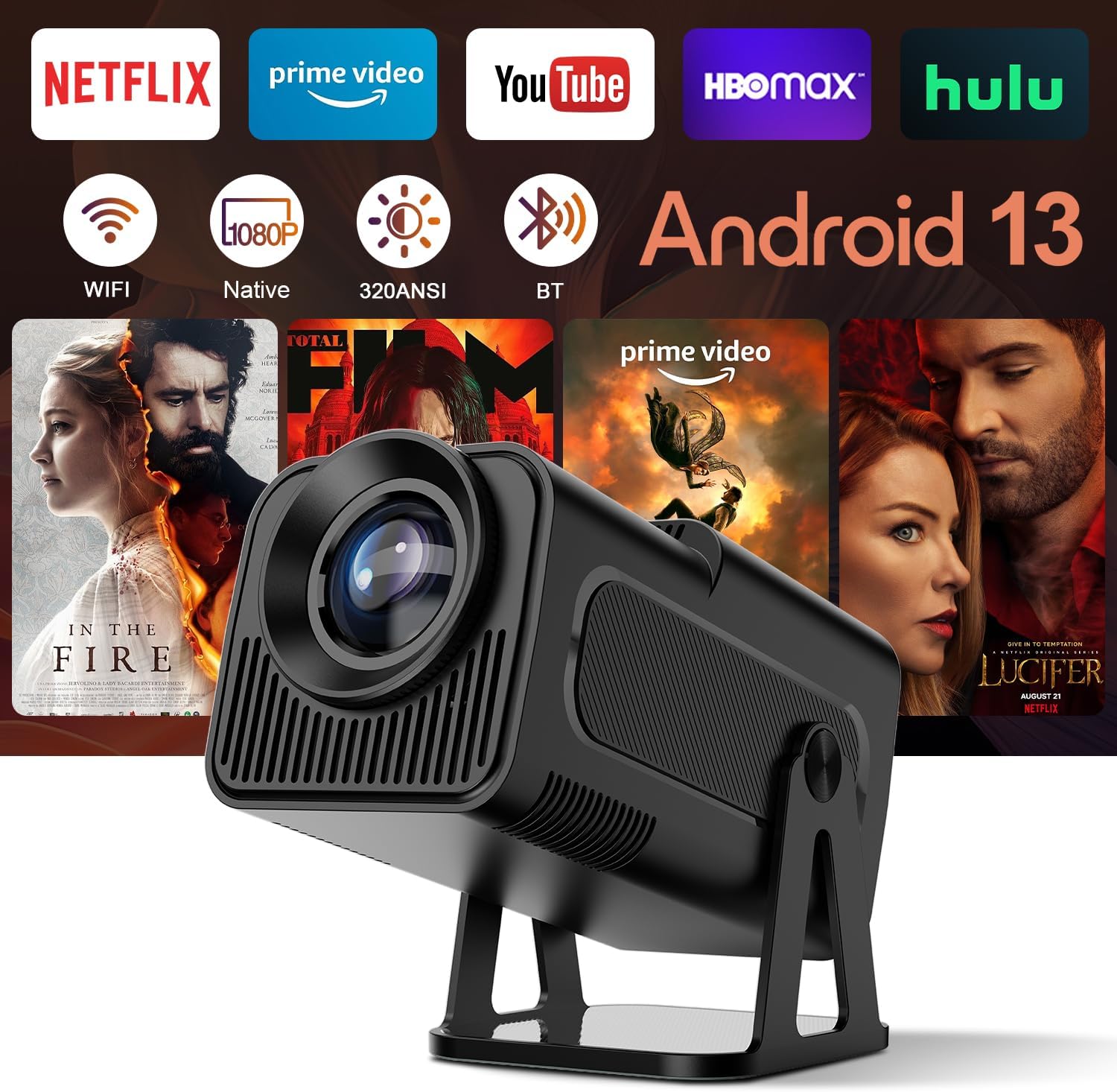 Android 13 Proyector Netflix