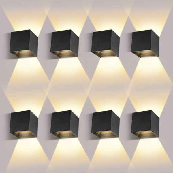 LEDMO 8 Piezas Aplique Pared