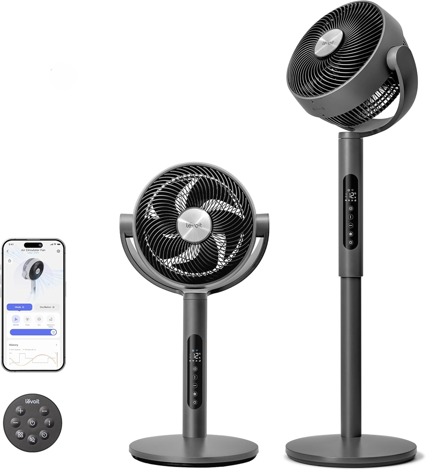 LEVOIT 20dB Ventilador Pie