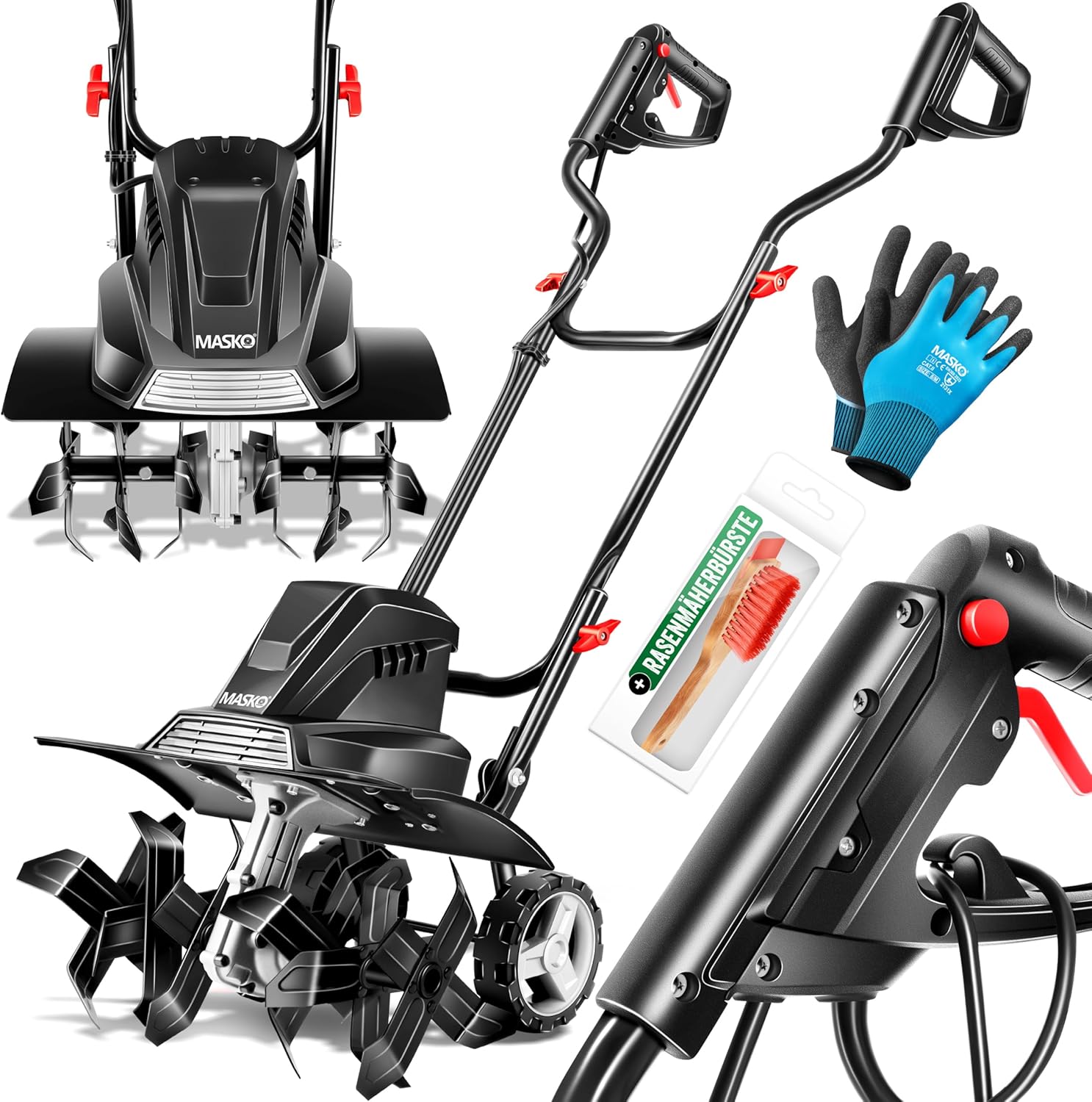 MASKO® Motoazada eléctrica 1500