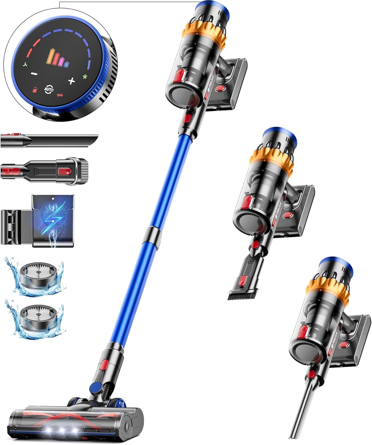 MIBODE Escoba Aspiradora Sin Cable