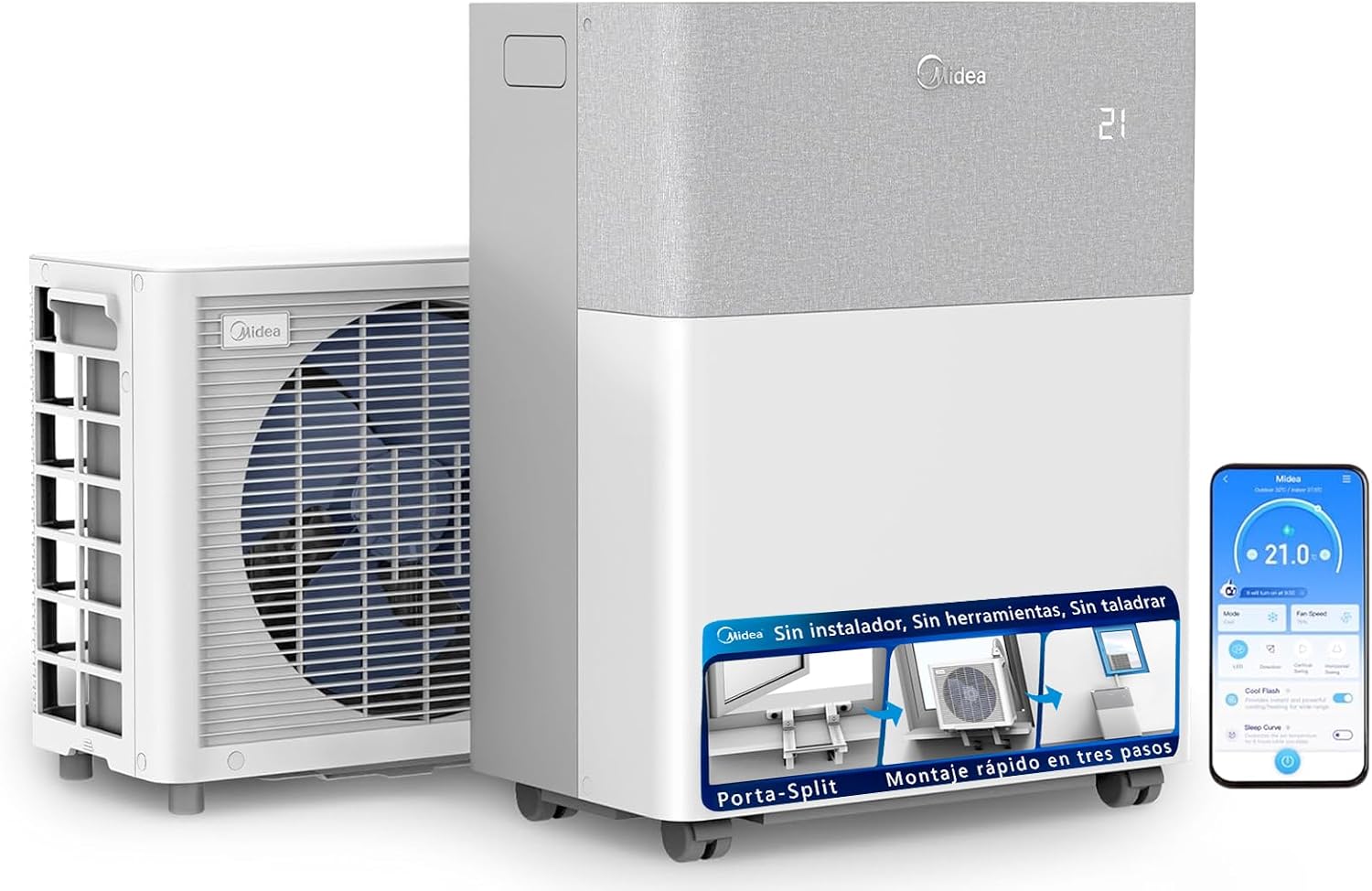 Midea Portasplit Pinguino Aire