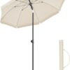 SONGMICS Sombrilla de 160 cm UPF