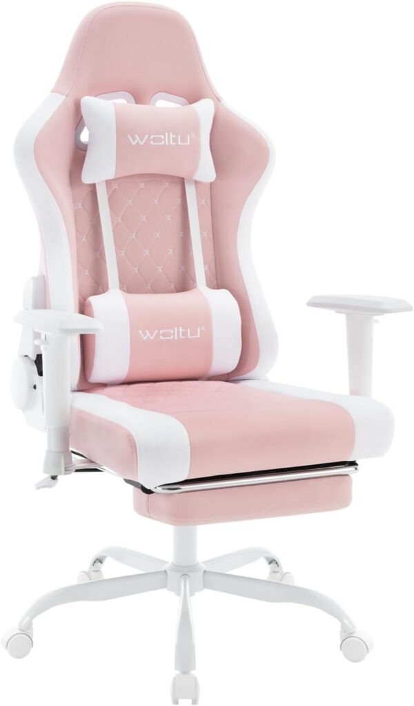 WOLTU Silla Gaming con Masajeador, WOLTU Silla Gaming Masajeador
