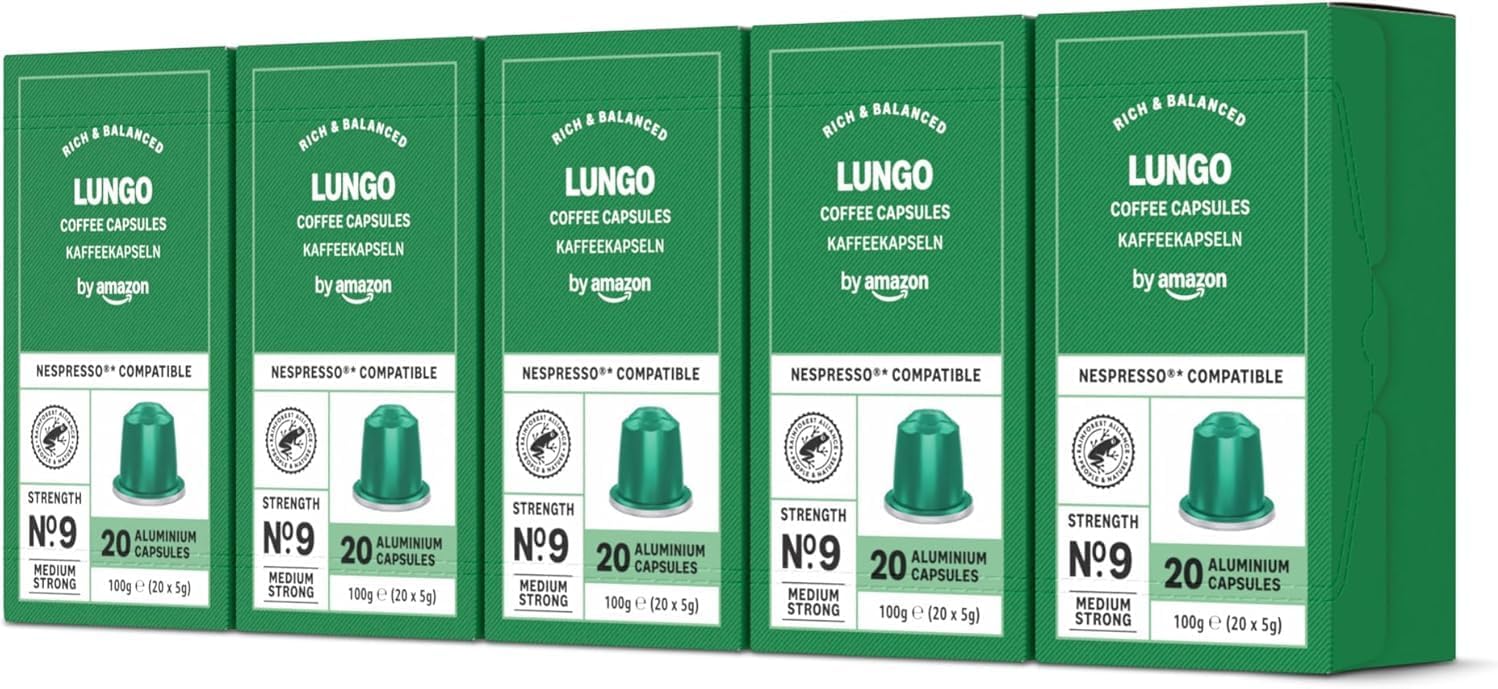 by Amazon - Cápsulas de café Lungo, by Amazon Cápsulas café Lungo