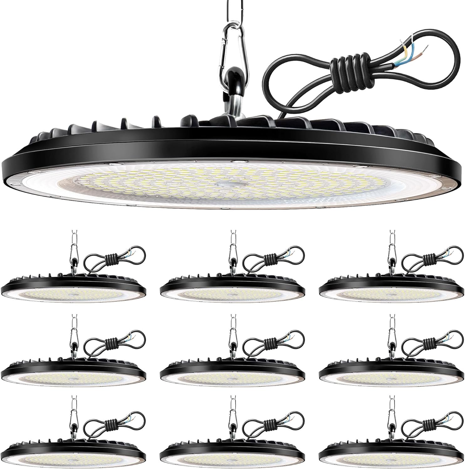 10PCS UFO LED Lámpara Alta Bahía