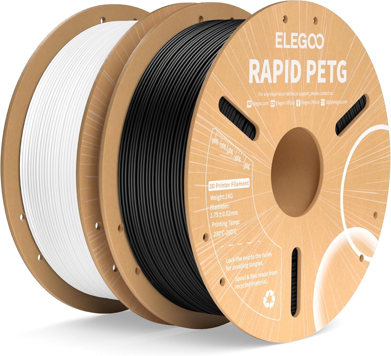 ELEGOO Filamento PETG Rápido 175