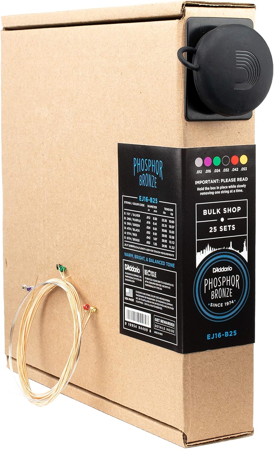 D'Addario Cuerdas Guitarra Acustica