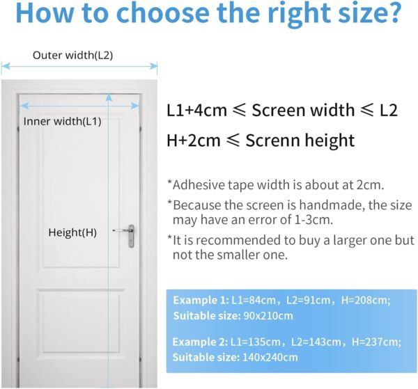 MYCARBON Mosquitera Puerta MYCARBON Mosquitera Puerta