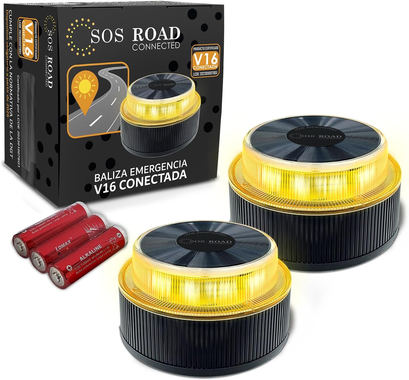 SOS ROAD Connected - Luz de