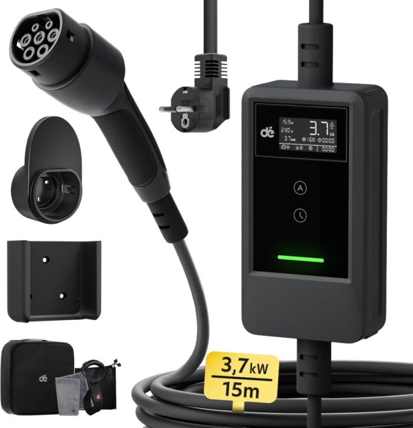 dé Cargador Coche Electrico 3,7kW dé Cargador Coche Electrico 37kW