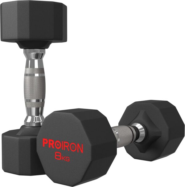 PROIRON Mancuernas Hexagonal 3 kg a