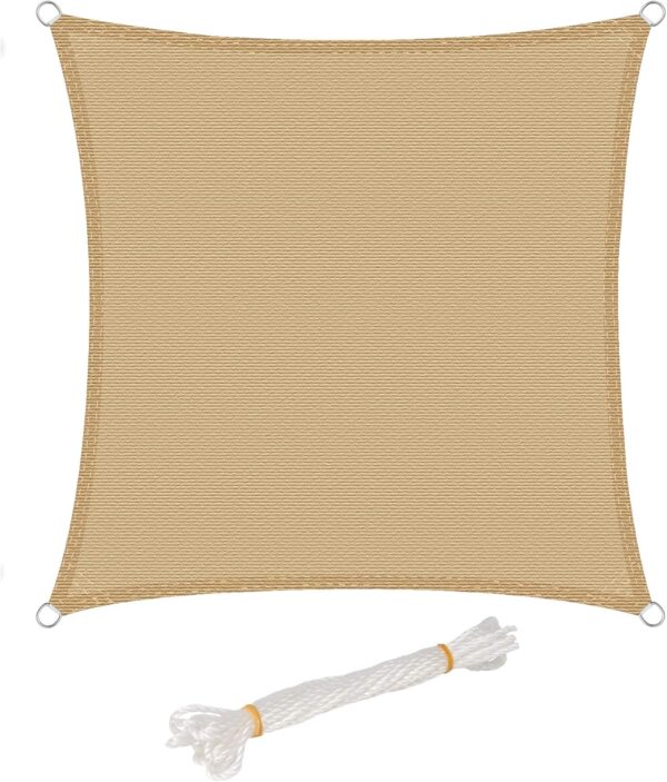 WOLTU Toldo Vela de Sombra Cuadrado WOLTU Toldo Vela Sombra Cuadrado