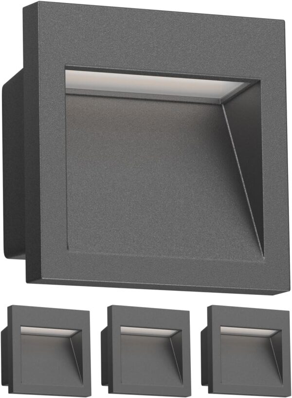 ledscom.de 4 LED aplique empotrable ledscomde 4 LED aplique empotrable