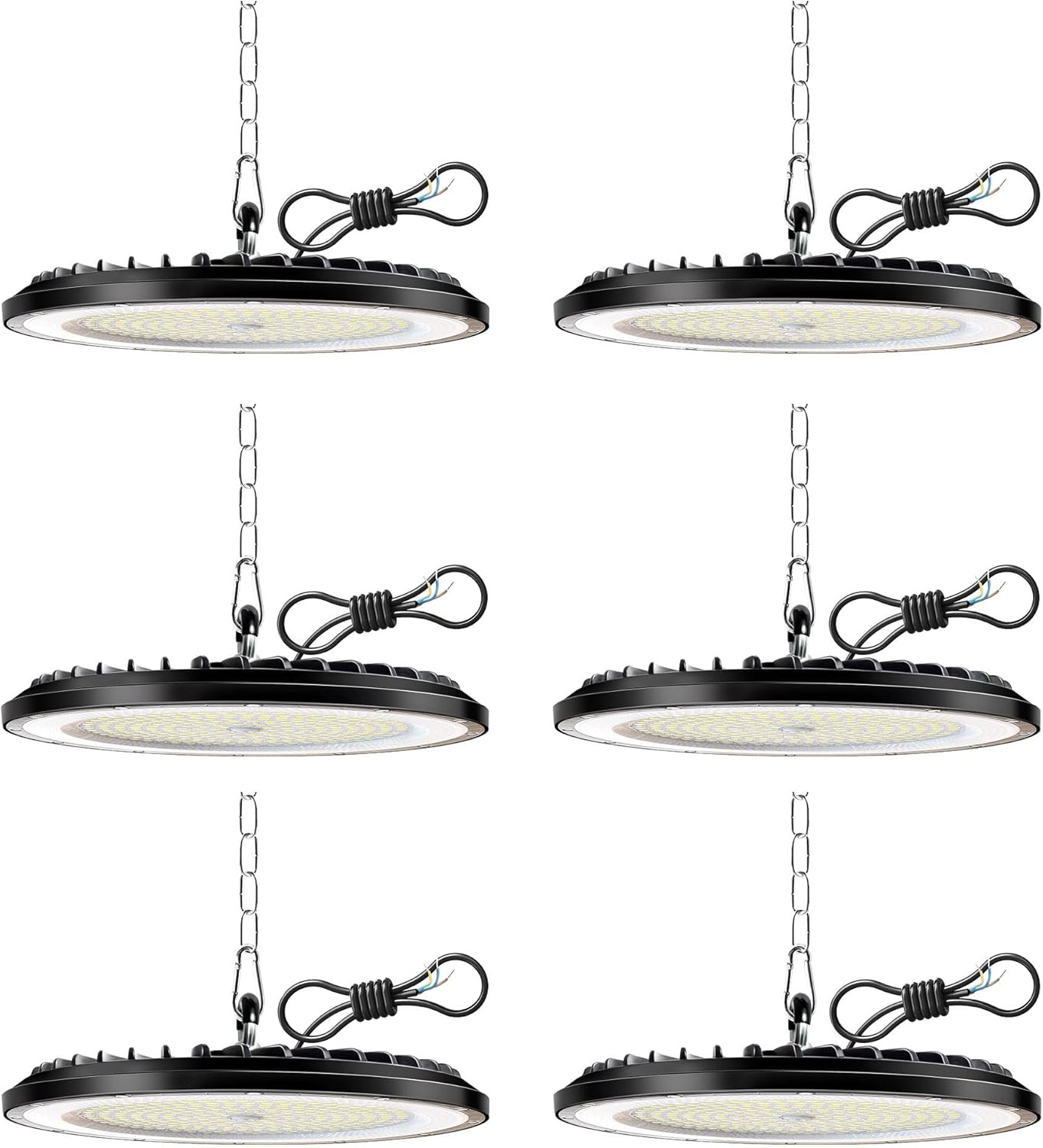 6PCS UFO LED Lámpara Alta Bahía