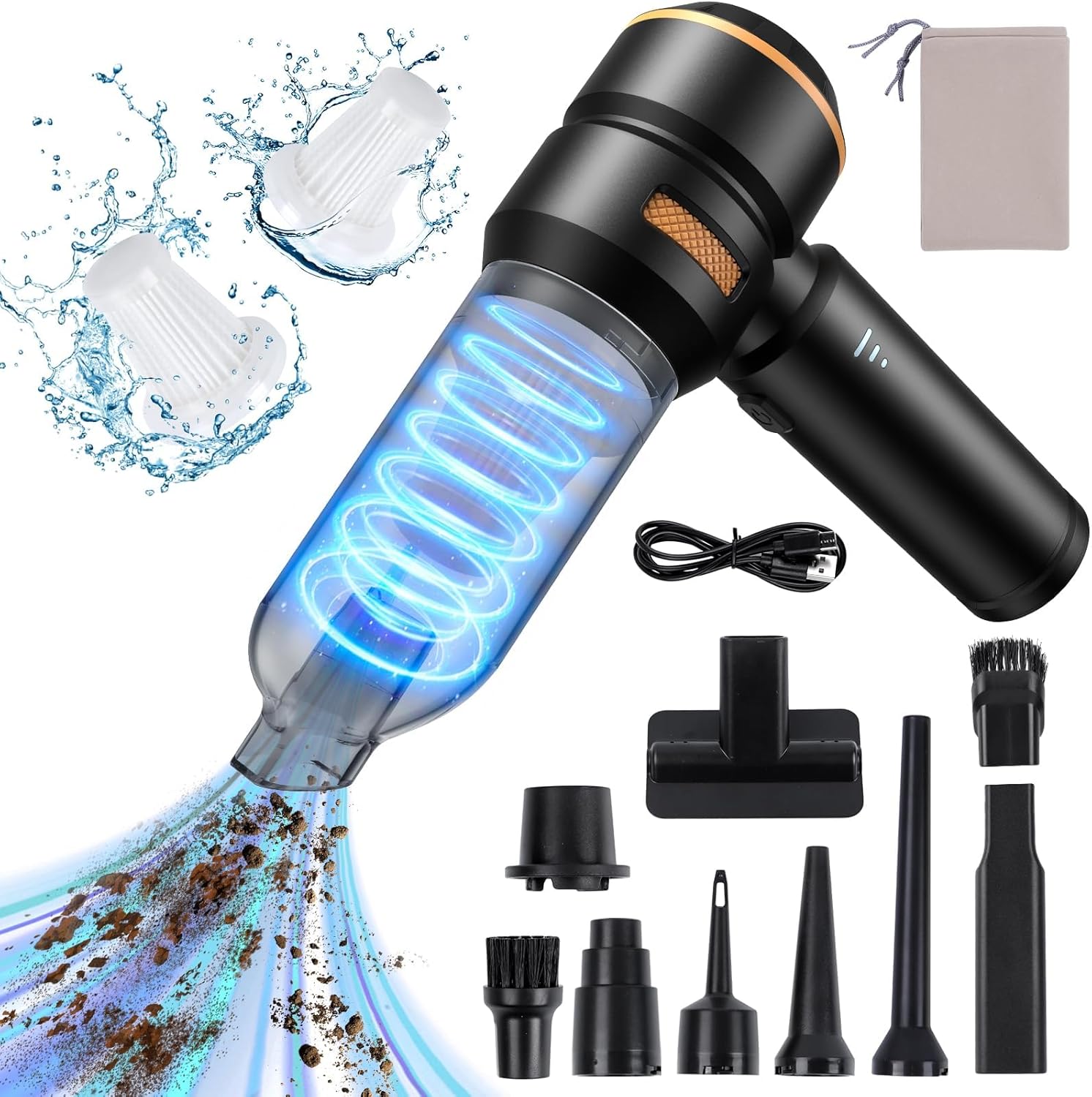 Aspirador Mano Potente  20000Pa