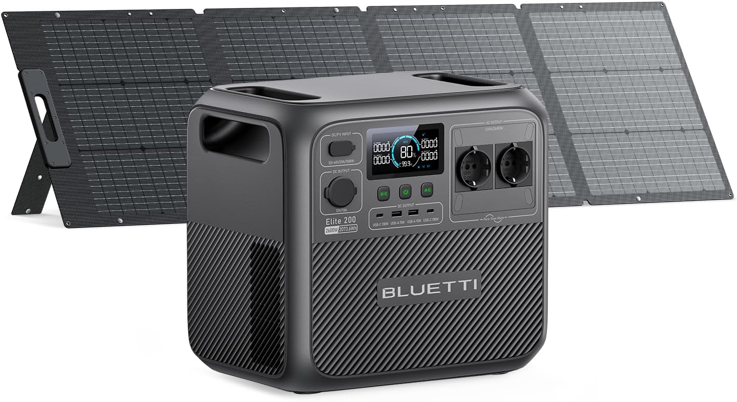 BLUETTI Elite 200 V2 Generador Solar