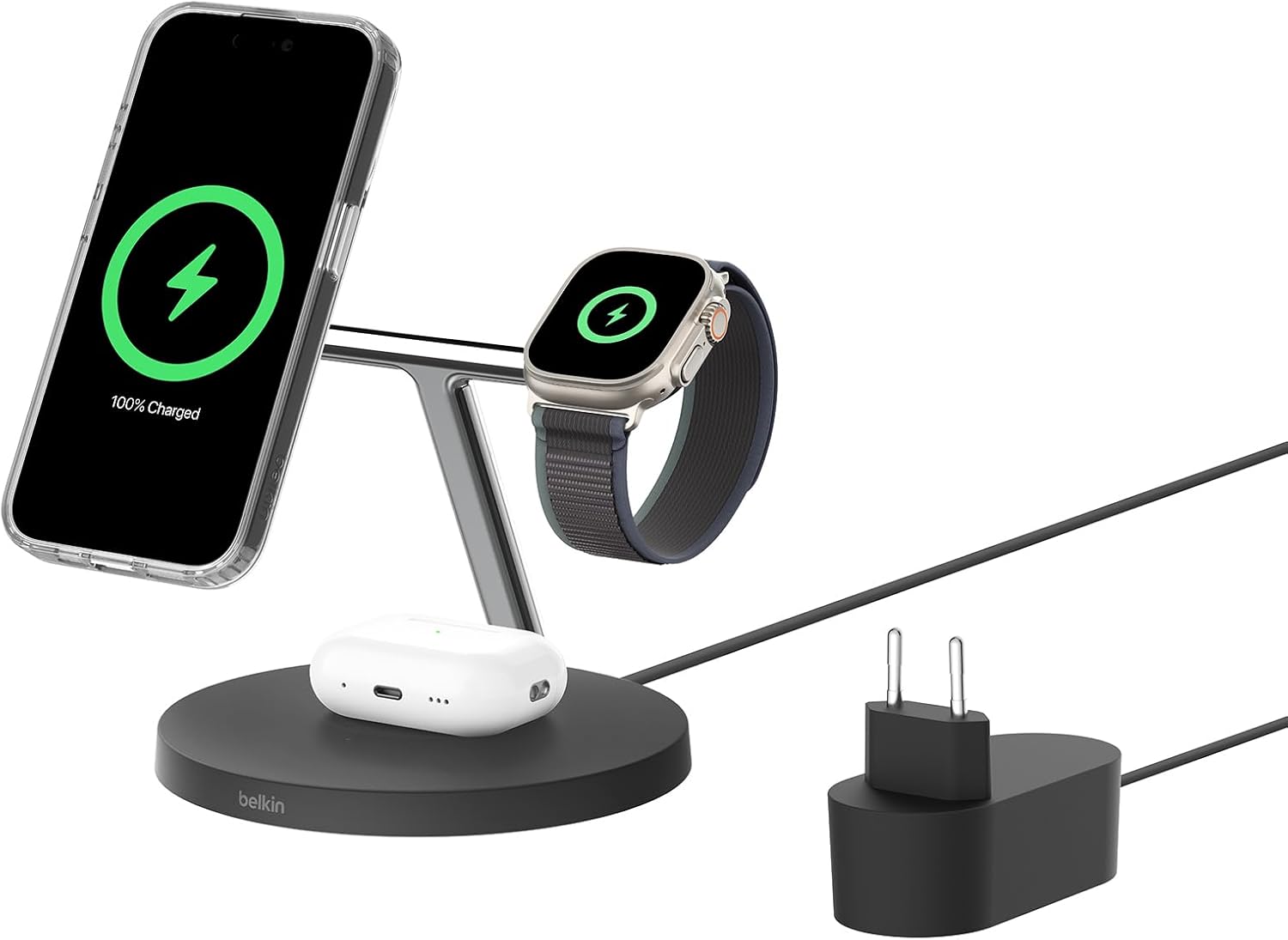 Belkin BoostCharge Cargador Qi2 3