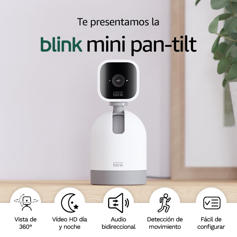 Blink Mini Pan-Tilt Cámara | Cámara Blink Mini PanTilt Cámara Cámara
