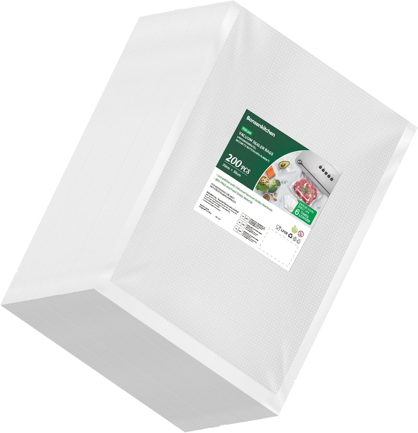 Bonsenkitchen Bolsas de Vacio para Bonsenkitchen Bolsas Vacio