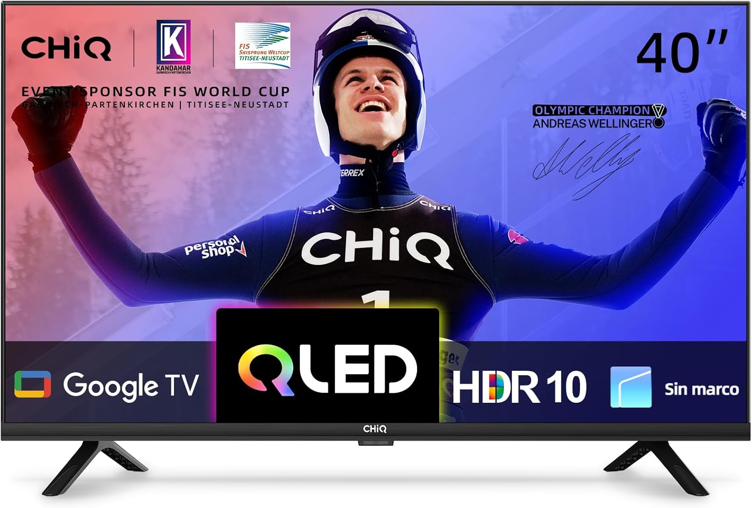 CHiQ L40QH7G TV QLED 40 Pulgadas