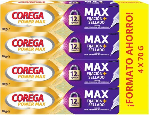 Corega Max Fijación+ Sellado