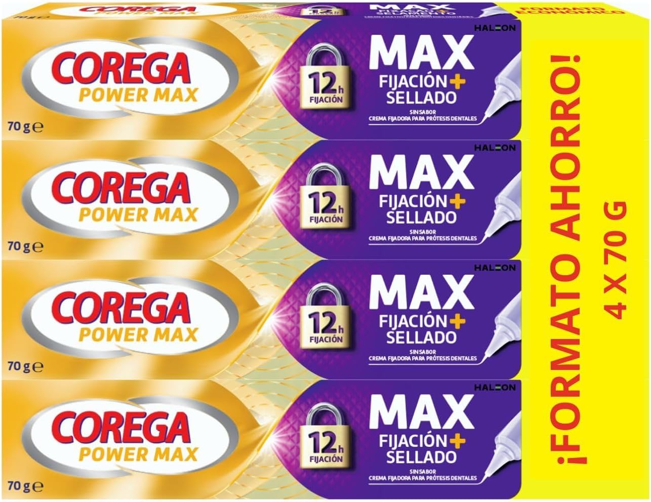 Corega Max Fijación+ Sellado