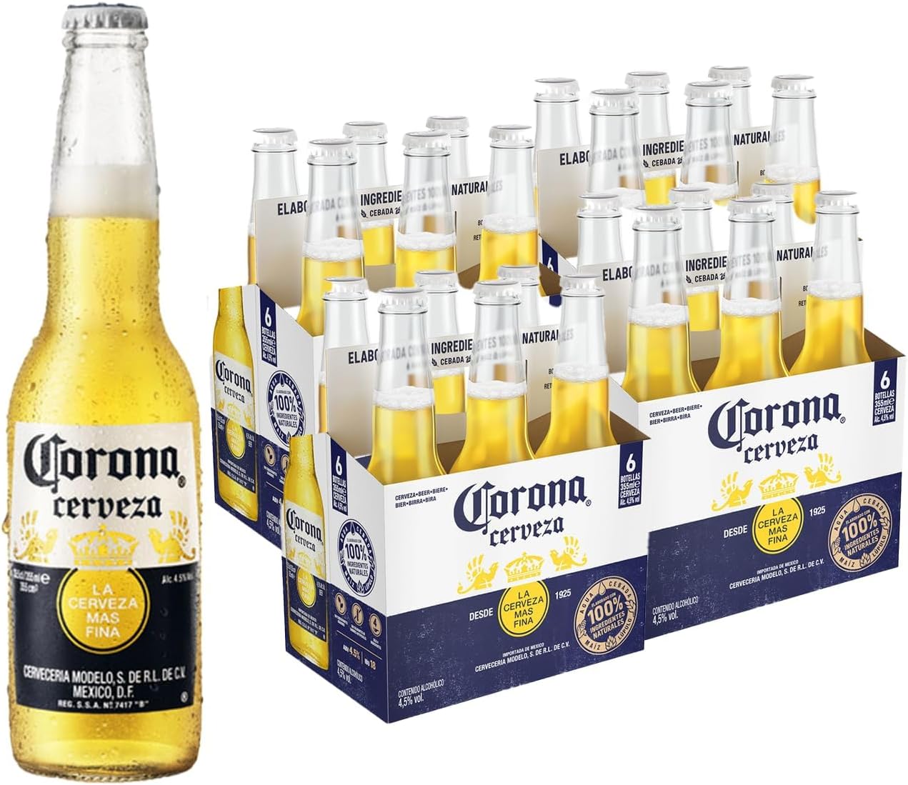 Corona Cerveza 4 Packs 6