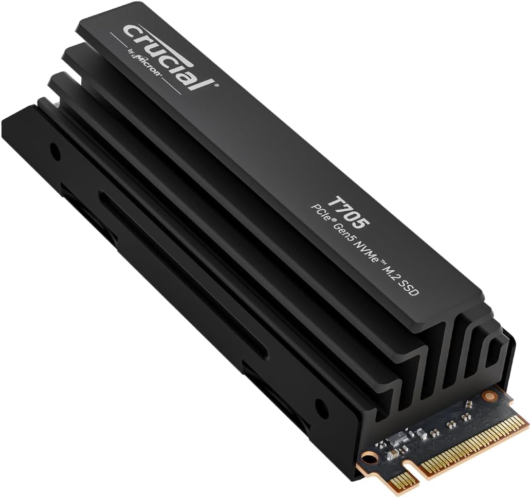 Crucial T705 SSD 4TB PCIe Gen5 NVMe