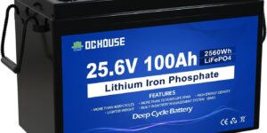 DCHOUSE Bateria Litio 24V 100Ah