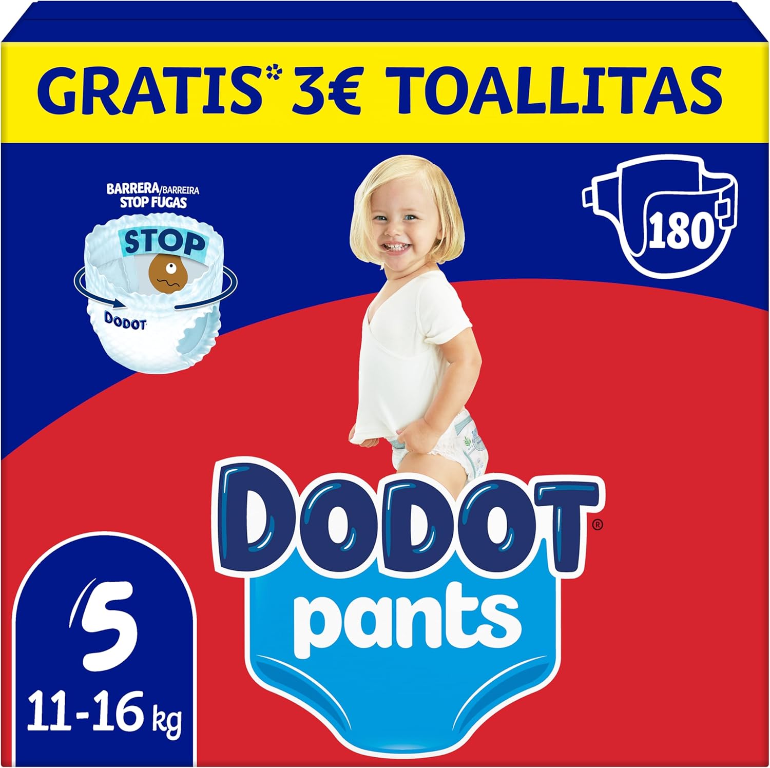 Dodot Bebé Pants Pañales Talla 5