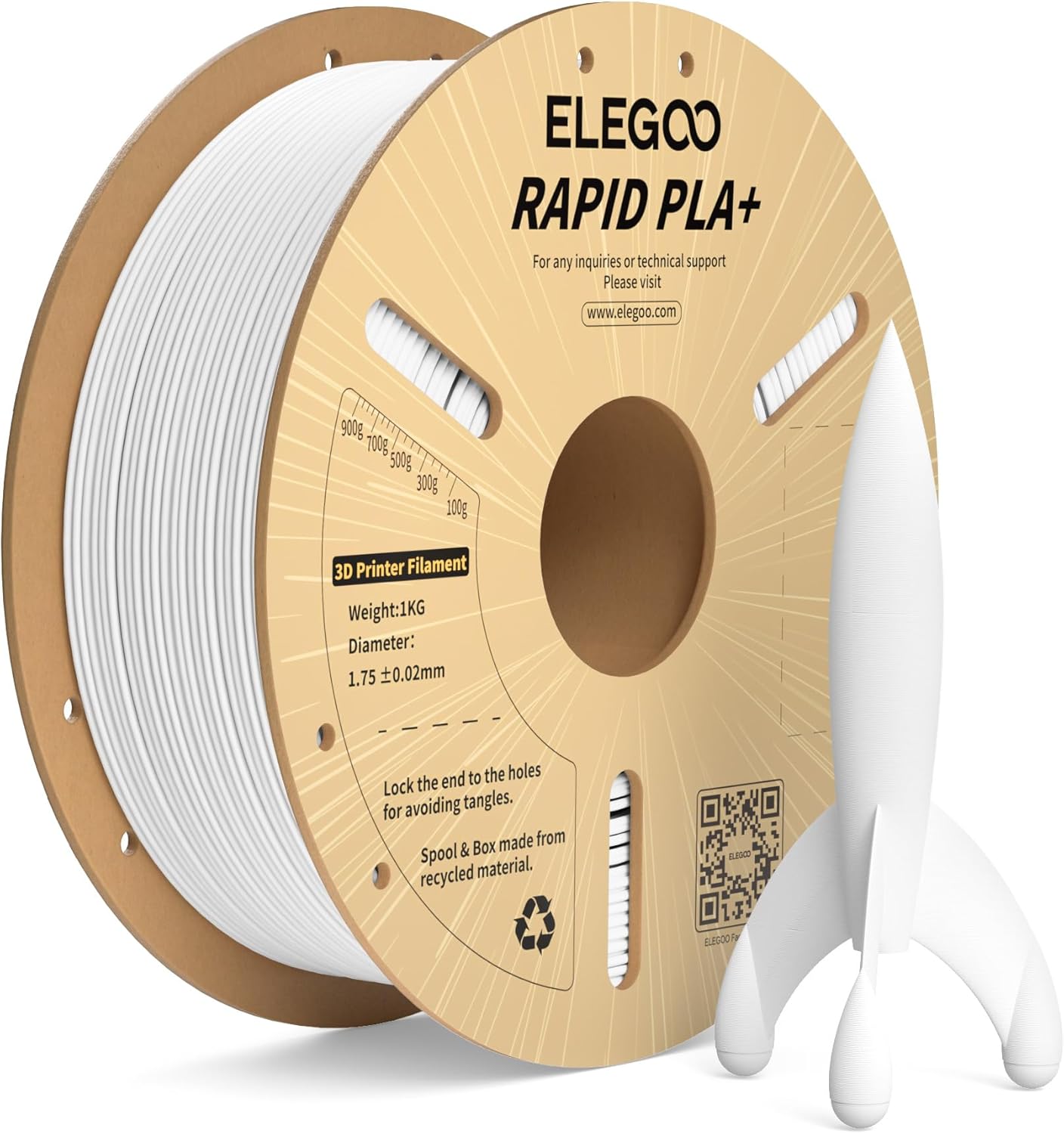 ELEGOO Filamento PLA+ Alta