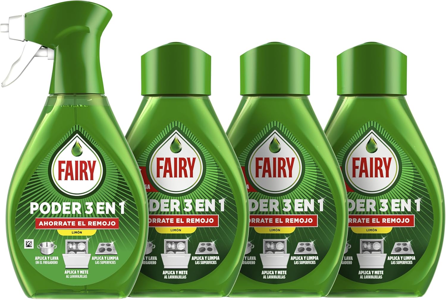 Fairy Poder Sin Remojo Limón Spray