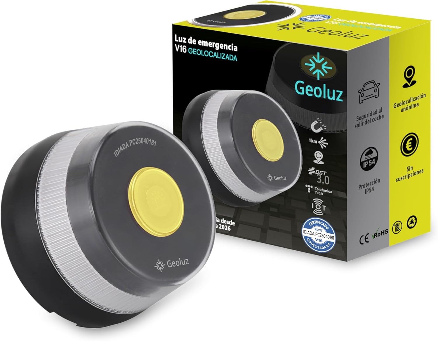 Geoluz V16. Luz de Emergencia con