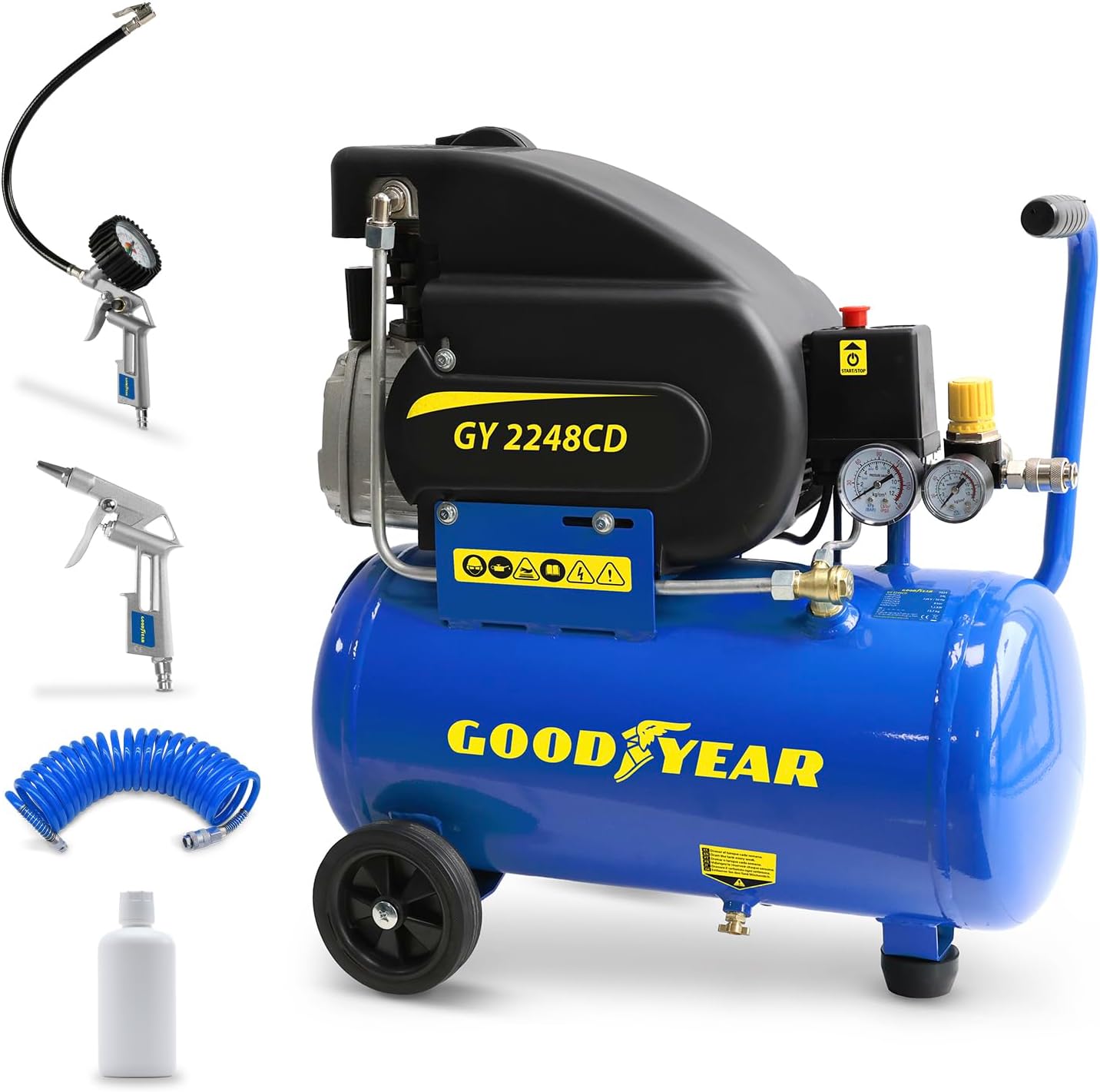 Goodyear - Compresor de Aire 24L, Goodyear Compresor Aire 24L
