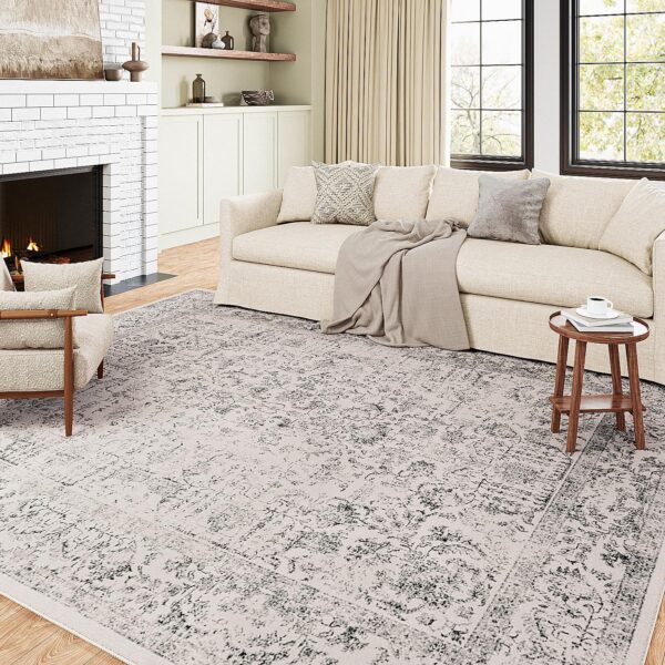HUGEAR Alfombra Salon Gris