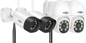 Hiseeu 10CH 5MP Kit de Camara de
