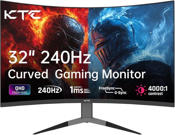 KTC Monitor 32 Pulgadas Curvo