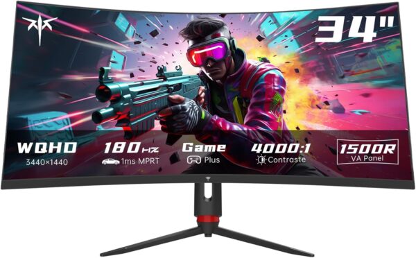 KTC Monitor Curvo 34 Pulgadas