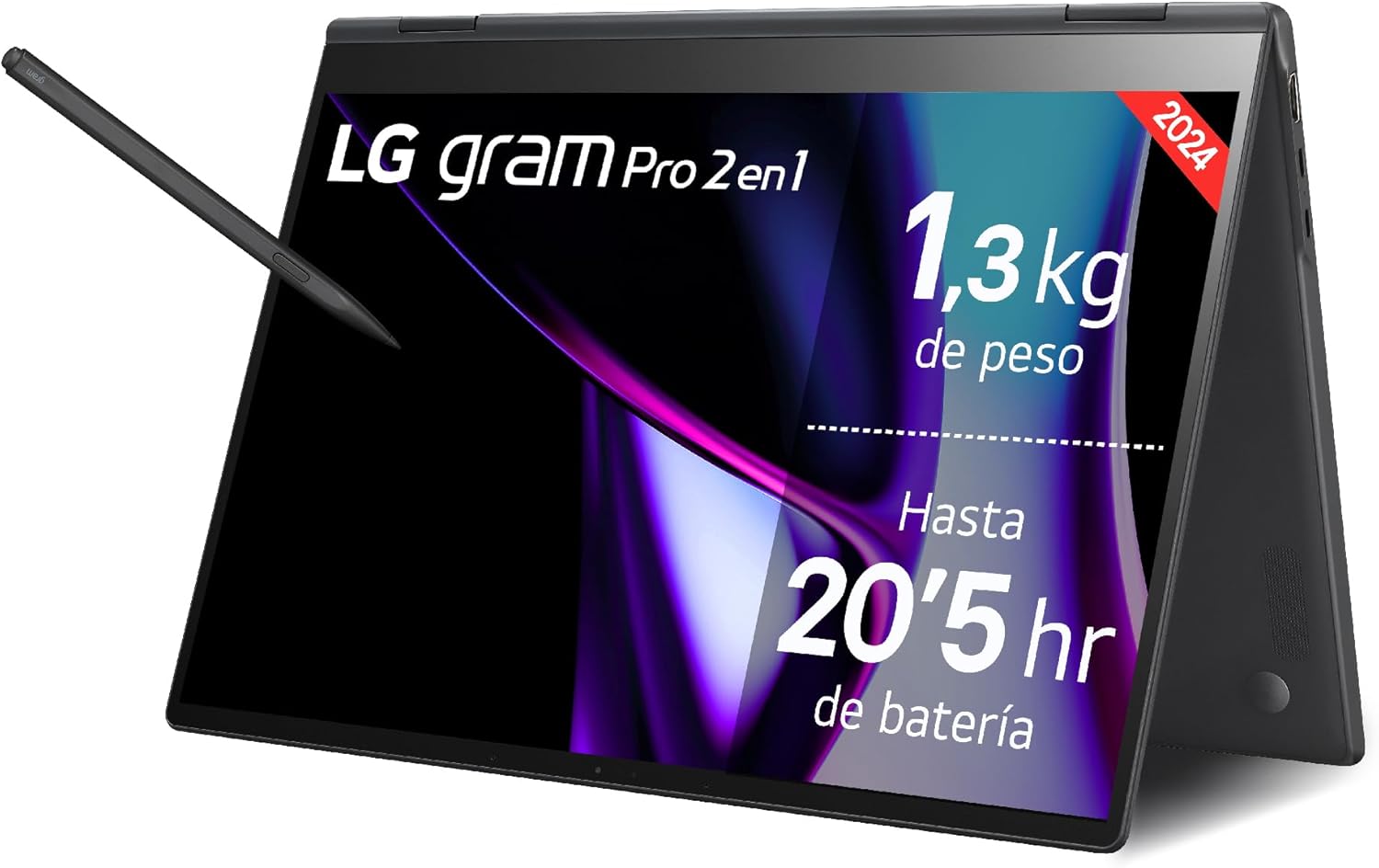LG Gram Pro 2 en 1 16T90SP-K.AA75B LG Gram Pro 2 1 16T90SPKAA75B