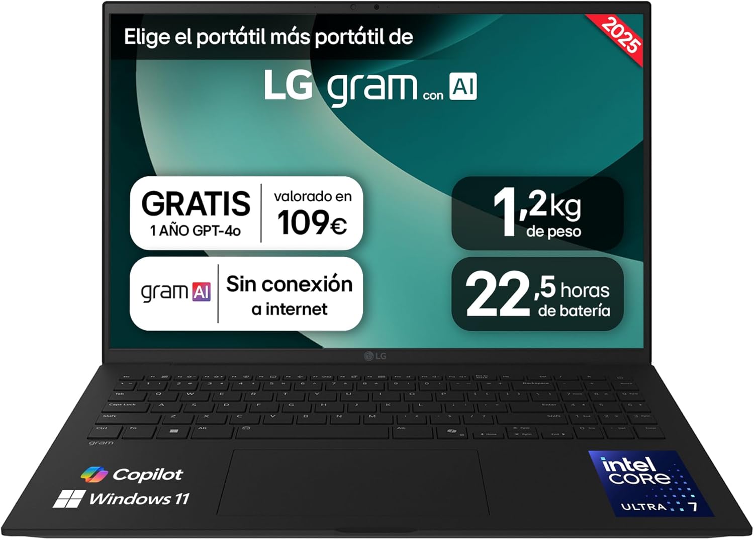 LG gram 16Z90TGAD88B Portátil 16