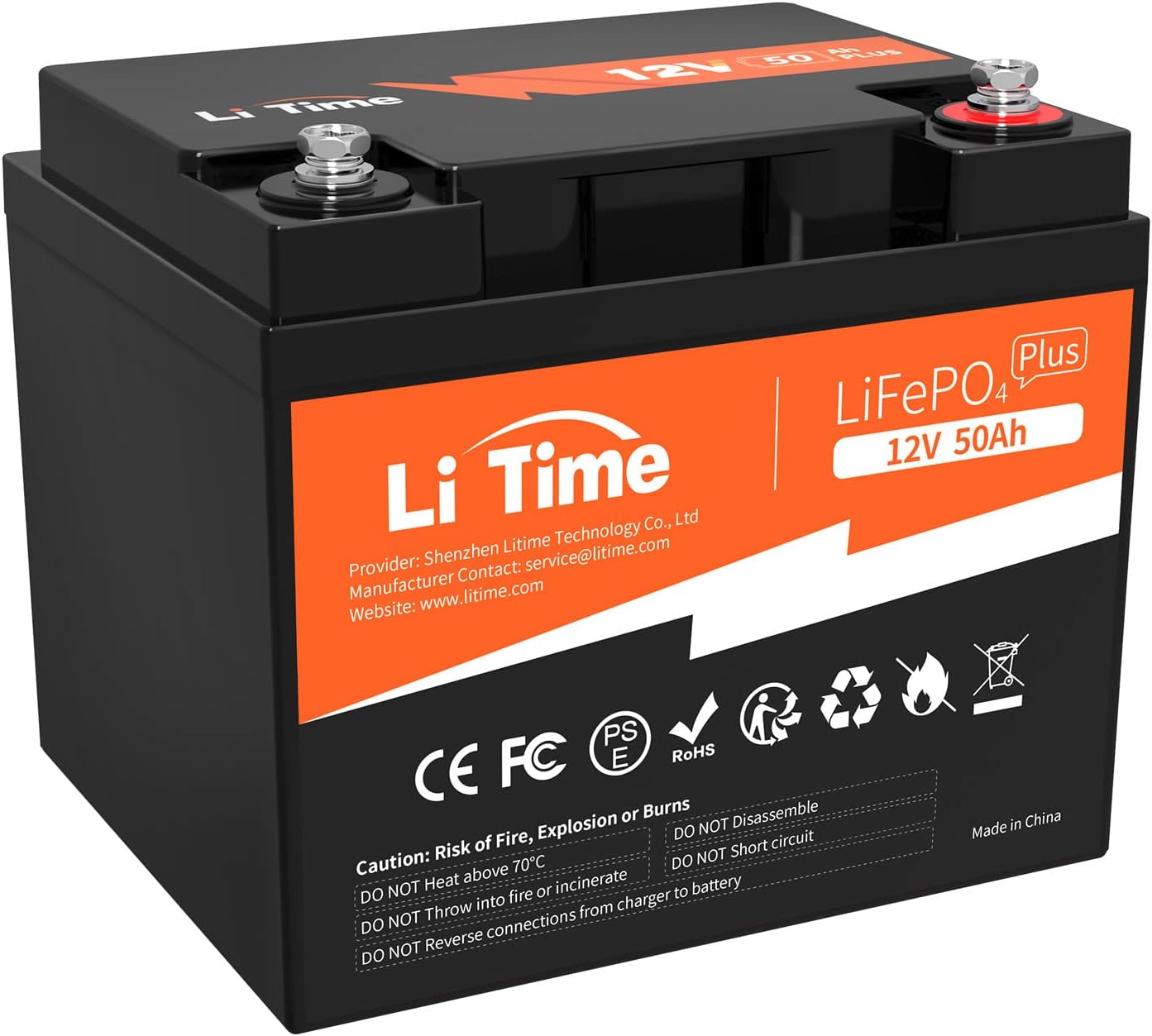 LiTime Bateria Litio 12V 50Ah
