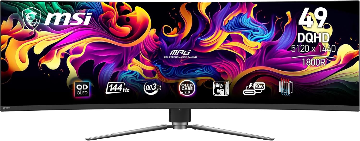 MSI MPG 491CQP QDOLED Monitor