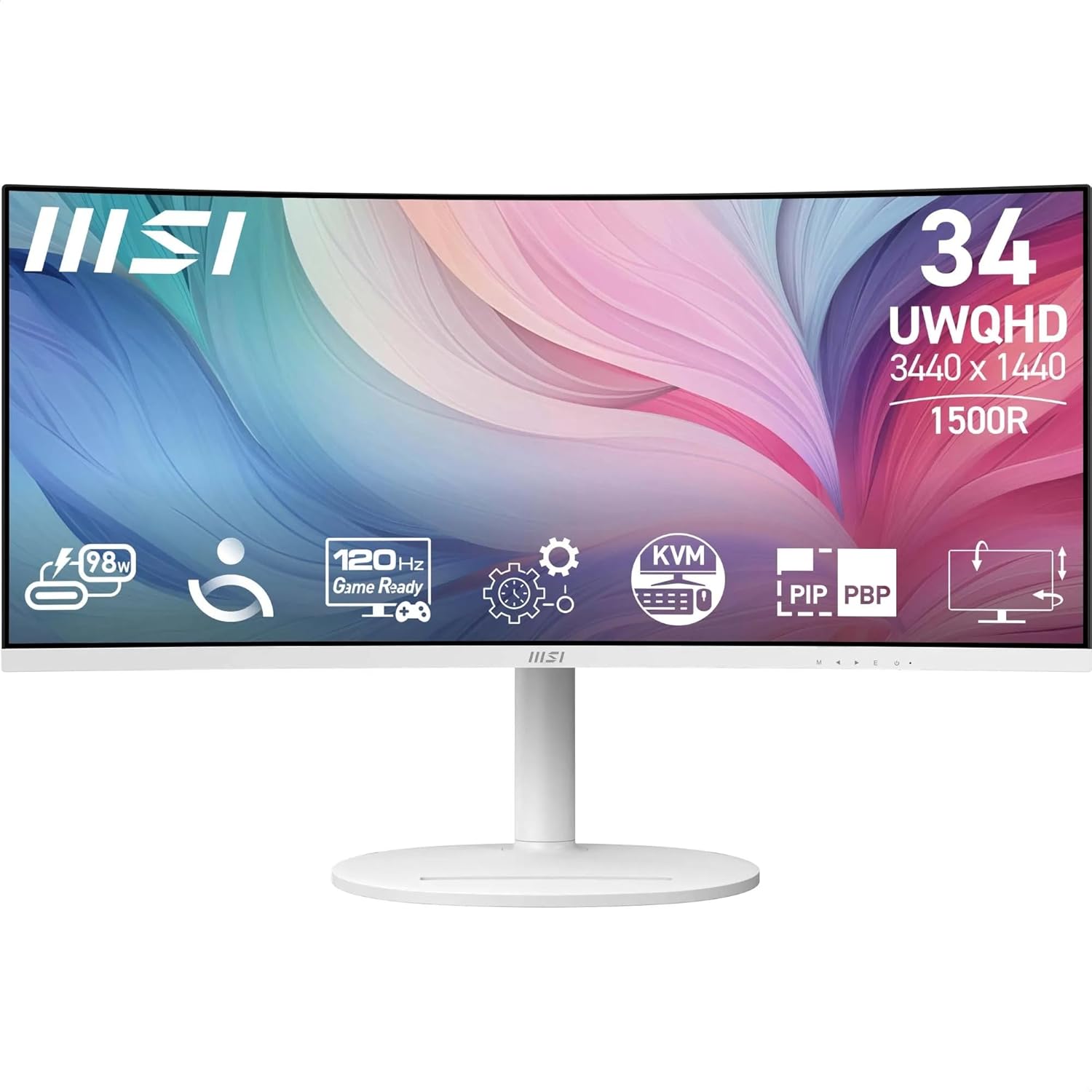 MSI Modern MD342CQPW Monitor Curvo