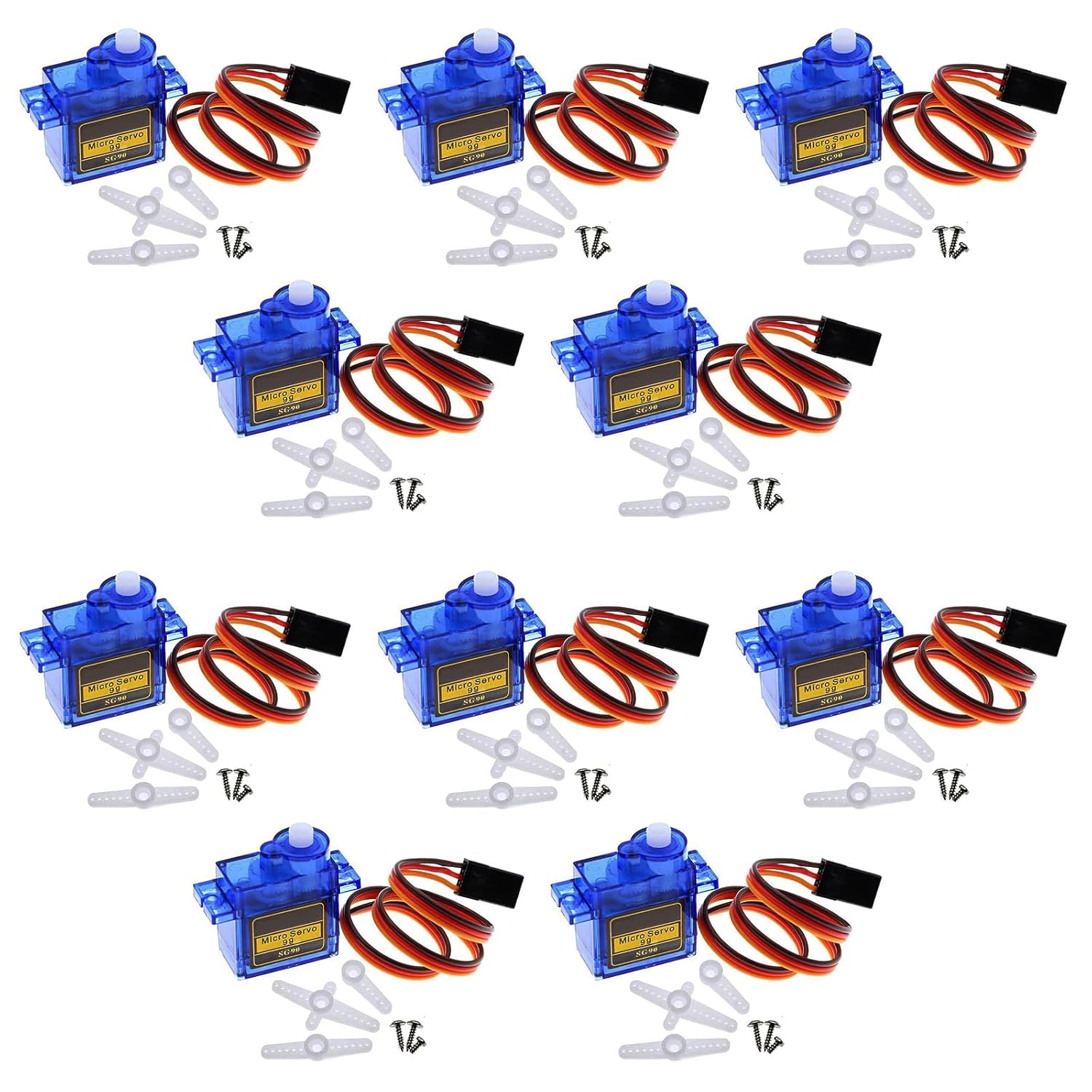 Micro Servomotor 10 Psc 9G Digital