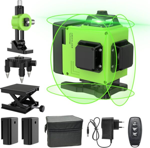 Nivel Laser Autonivelante 360°x 4