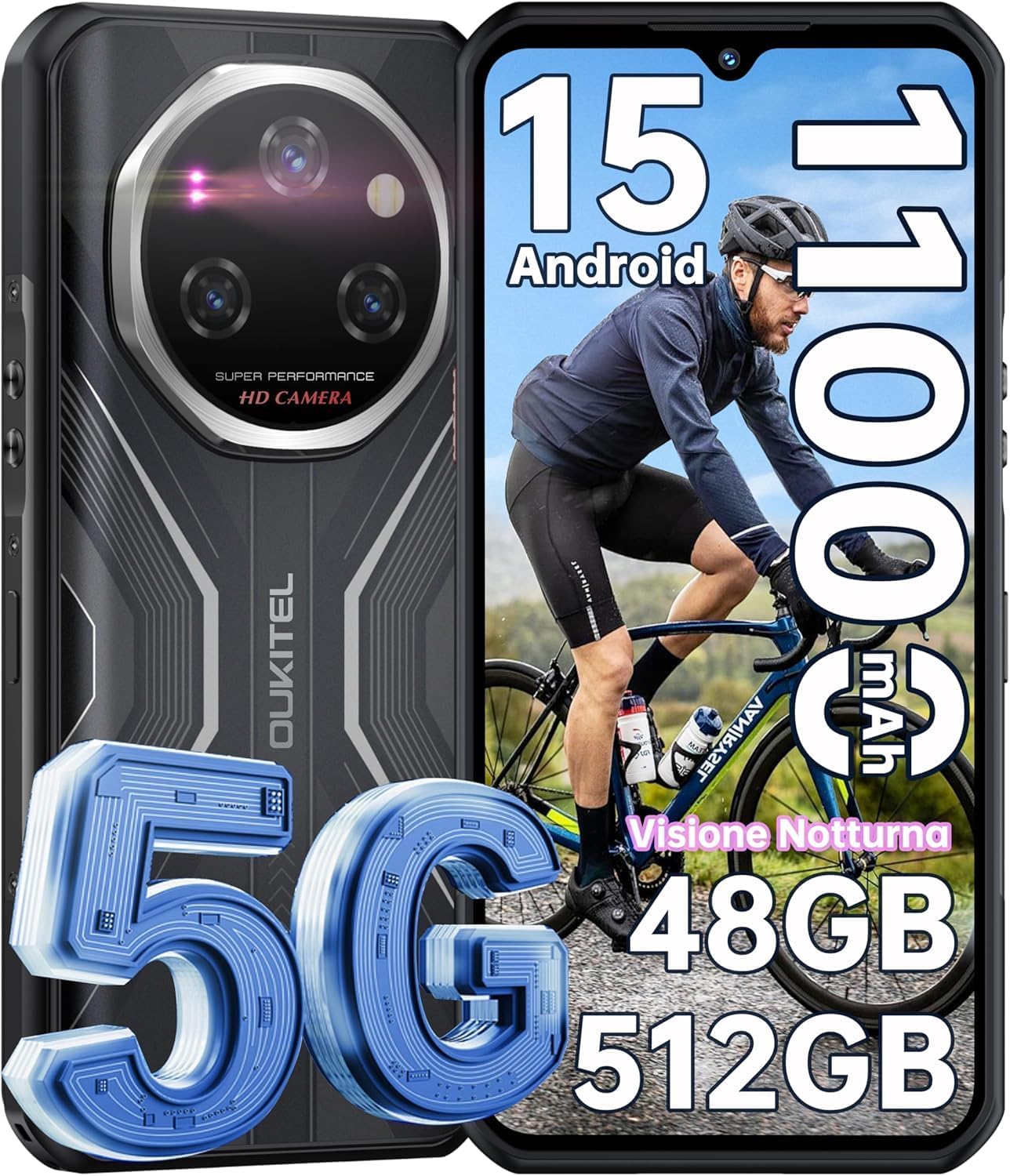 OUKITEL WP55 Pro 5G Android 15