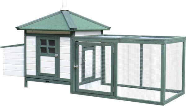 PawHut Gallinero de Madera de Pino