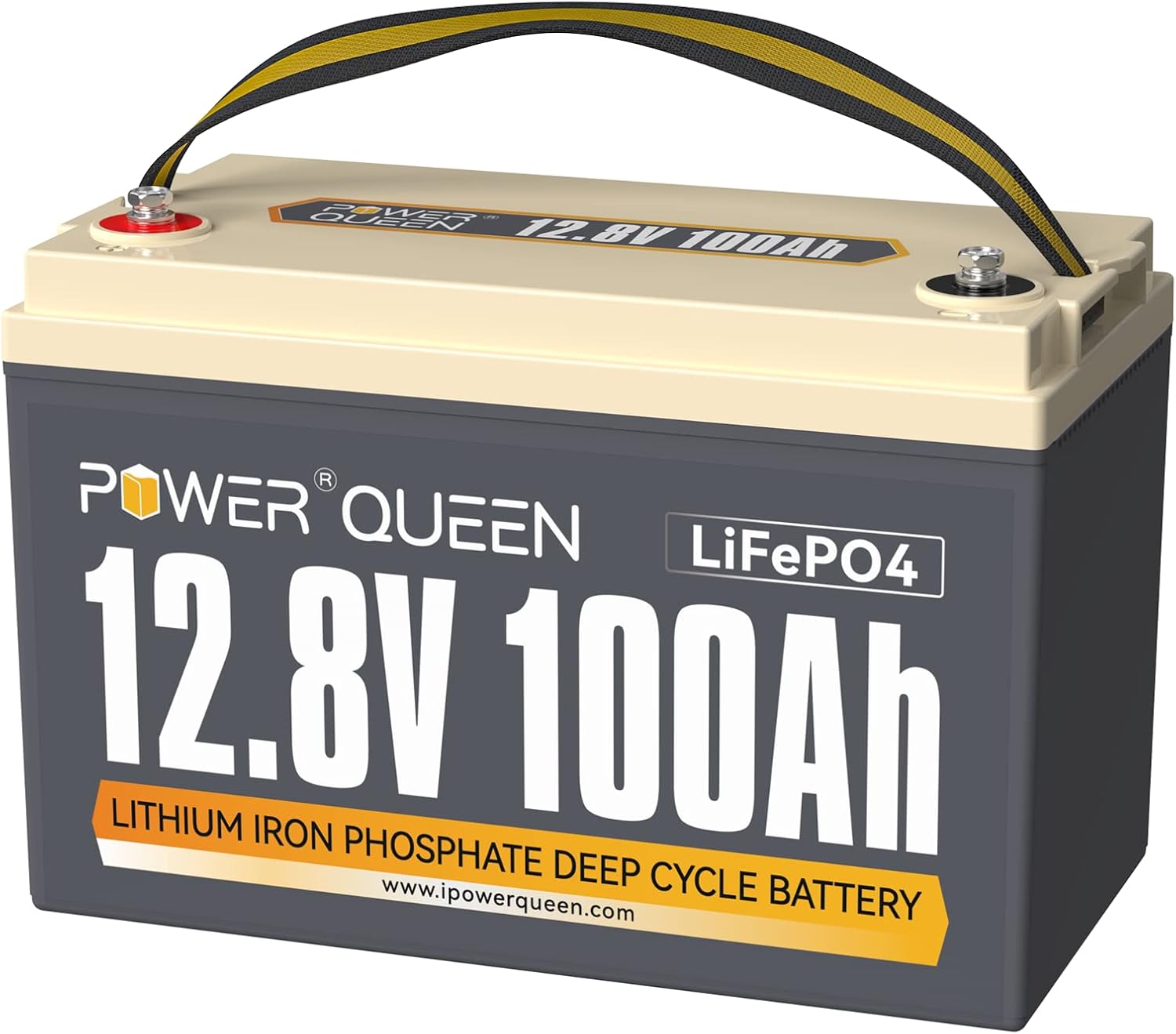 Power Queen Batería Litio 12V 100Ah