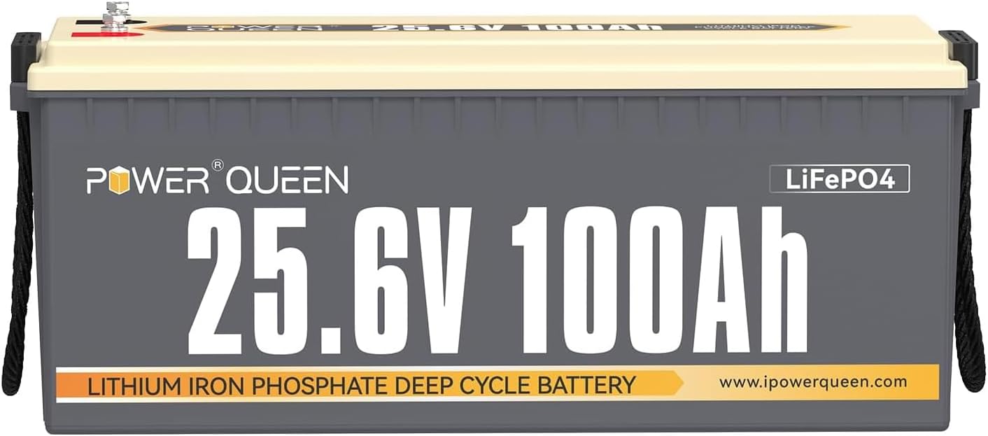 Power Queen Batería Litio 24V 100Ah